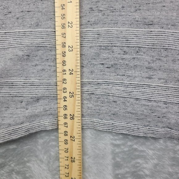 Rock & Republic Polo‎ Shirt Mens Size X-Large Gray Striped Short Sleeve Collared - Picture 7 of 9